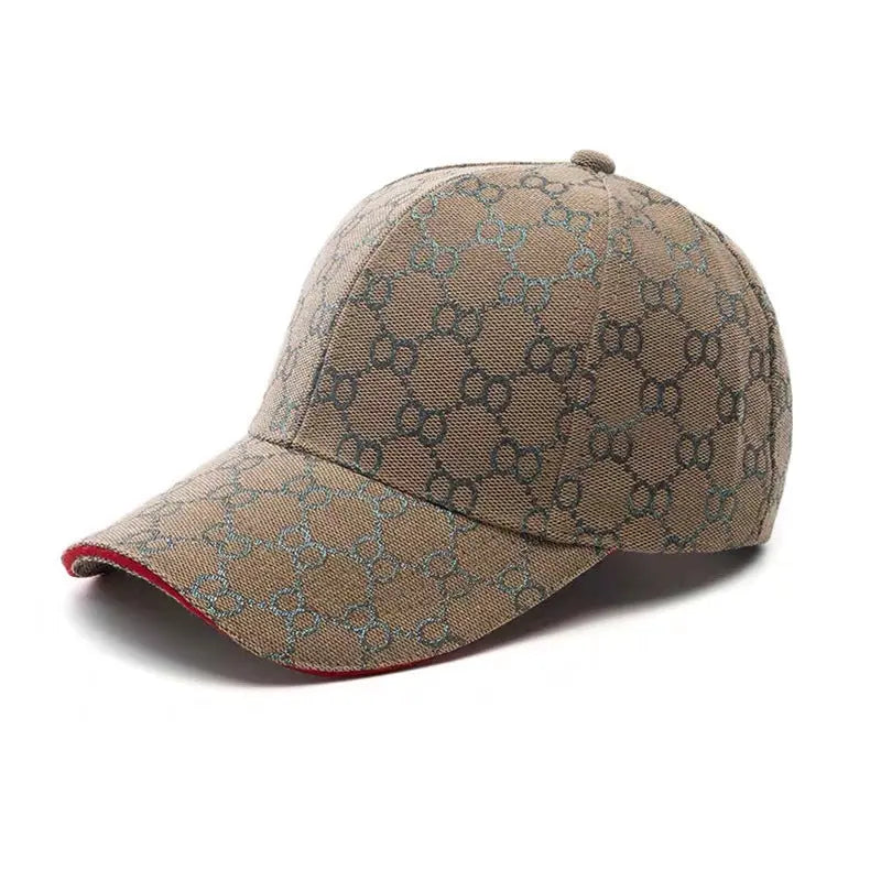 Gold grid baseball cap hercurva