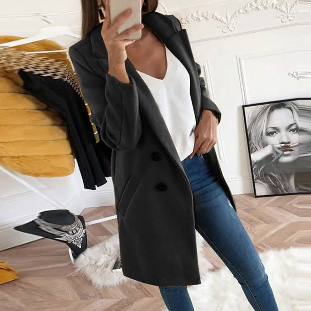 Medium Long Wool Coat hercurva