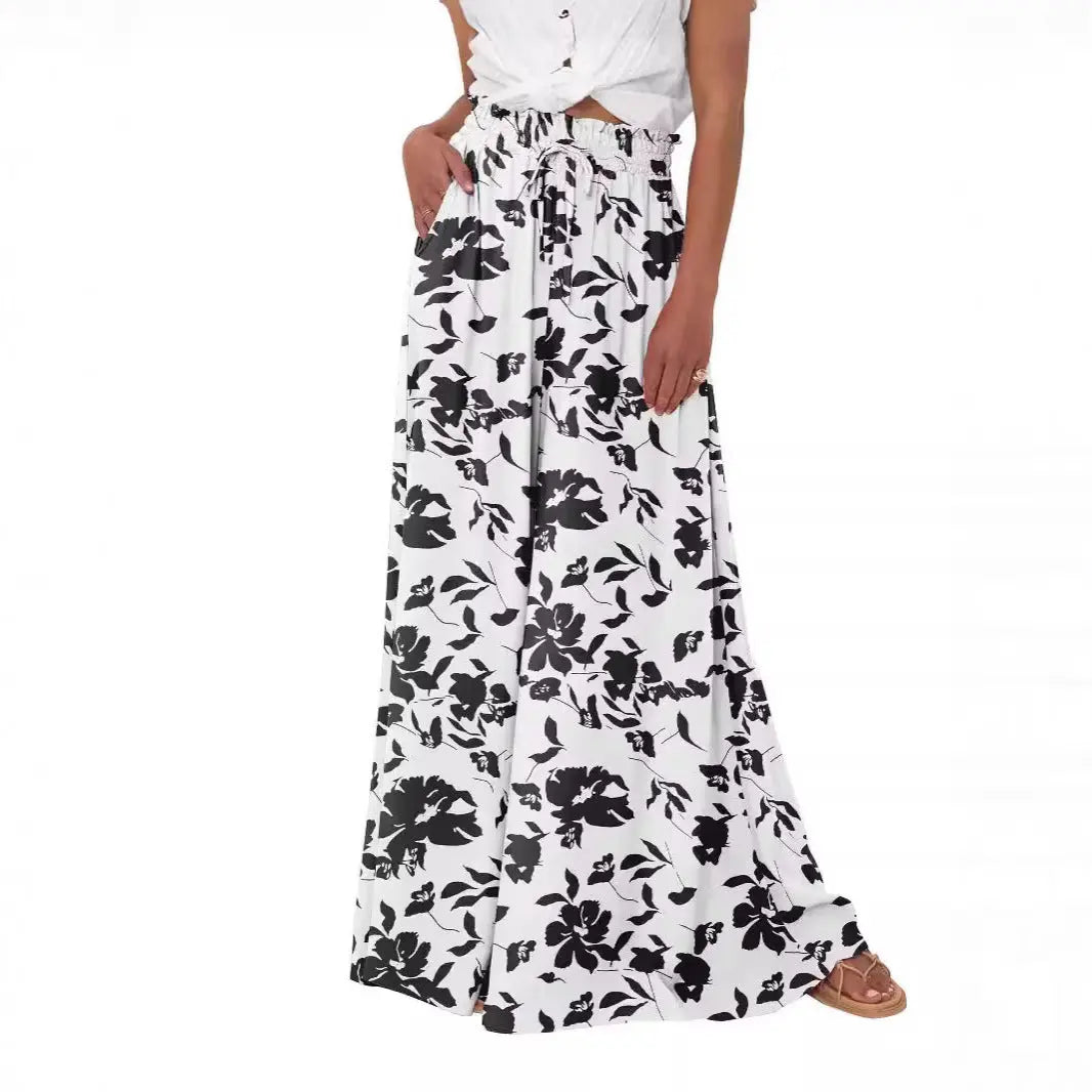 Women's High Waist Wide Leg Pants Casual Pants hercurva