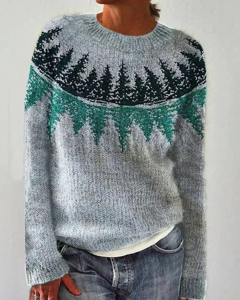 DANASIA - CLASSIC KNITTED SWEATER #VEV42092
