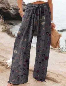 Casual Wide Leg Sports Trousers hercurva