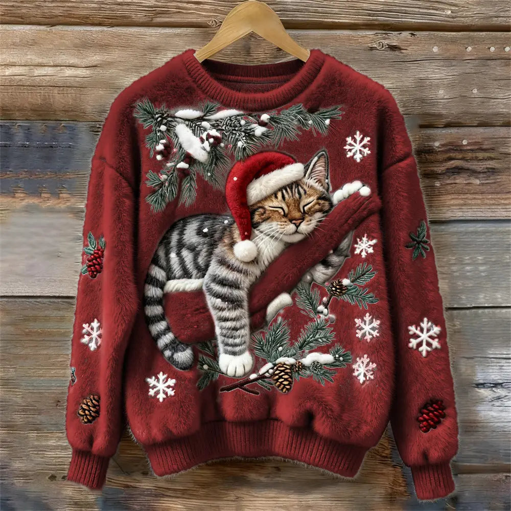 Women's 3D Digitally Printed Christmas Hoodie hercurva