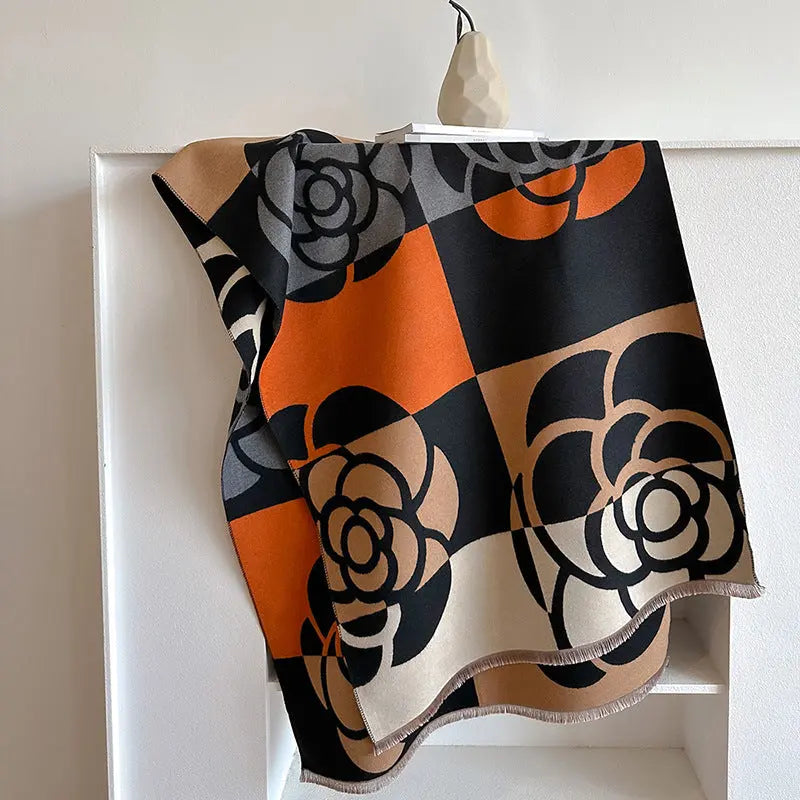 Dual-use Warm Scarf Women's Winter Cloak hercurva