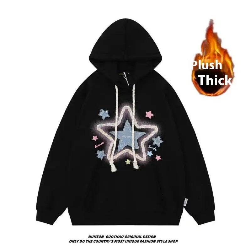 XINGX Embroidered Niche Design Hooded Sweater For Women hercurva