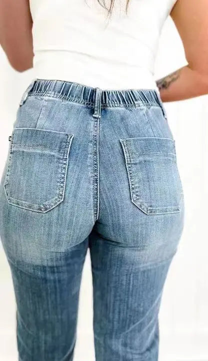Women's Loose All-match Casual Straight-leg Jeans hercurva