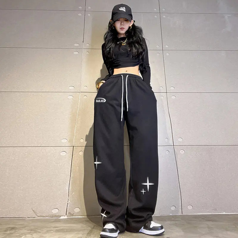 Women's Ankle-tied Two-purpose Sweatpants American Style hercurva