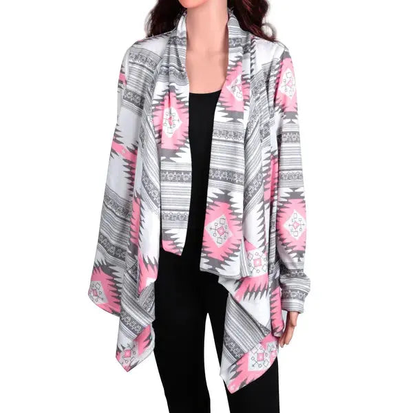 Women Open Front Cardigan Long Sleeve Shawl Neck Breathable Cardigan Well Collection hercurva
