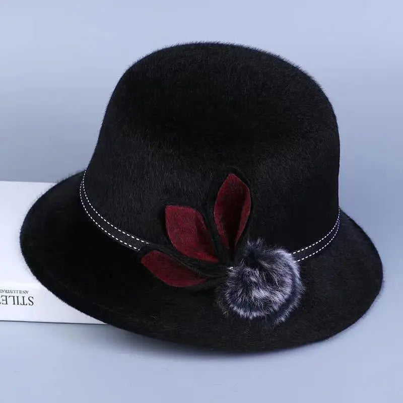 Flower Fashion Hat Temperament Fairy Style Fisherman's hercurva