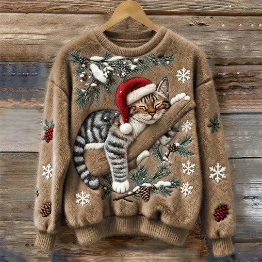 Women's 3D Digitally Printed Christmas Hoodie hercurva