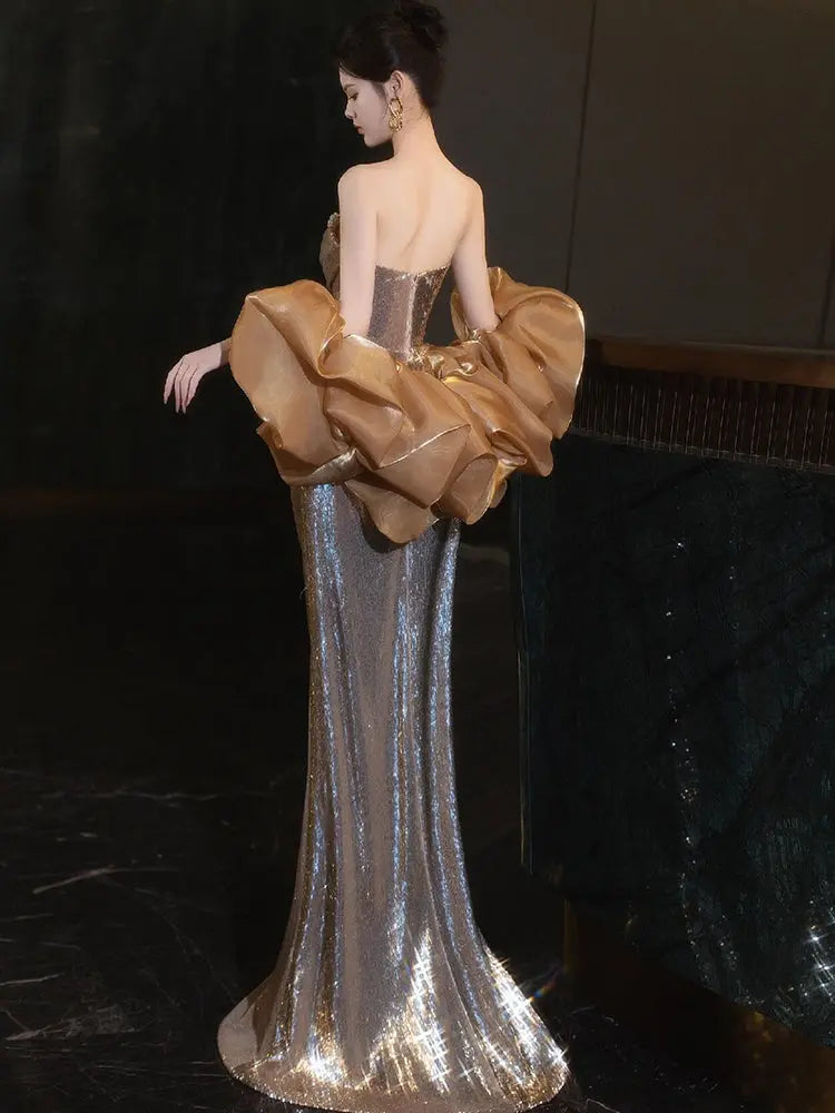 Niche Banquet Temperament Evening Dress hercurva