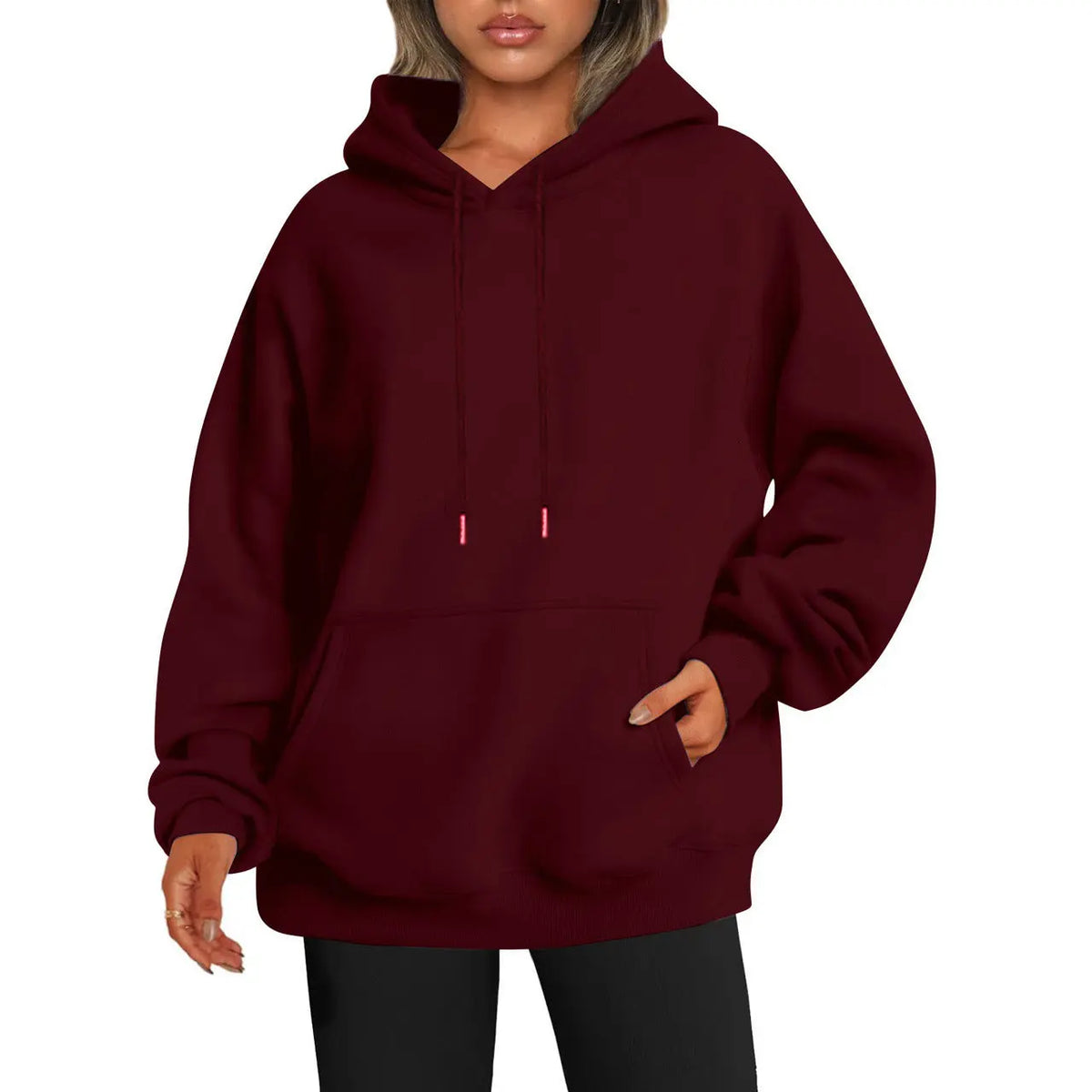 Men's And Women's Fashion Casual Exercise Drop-shoulder Sleeve Hoodie hercurva