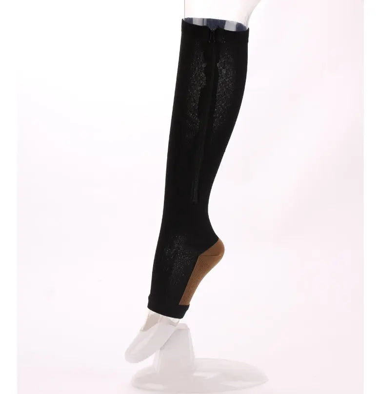 Elastic socks sports compression socks compression zipper socks hercurva