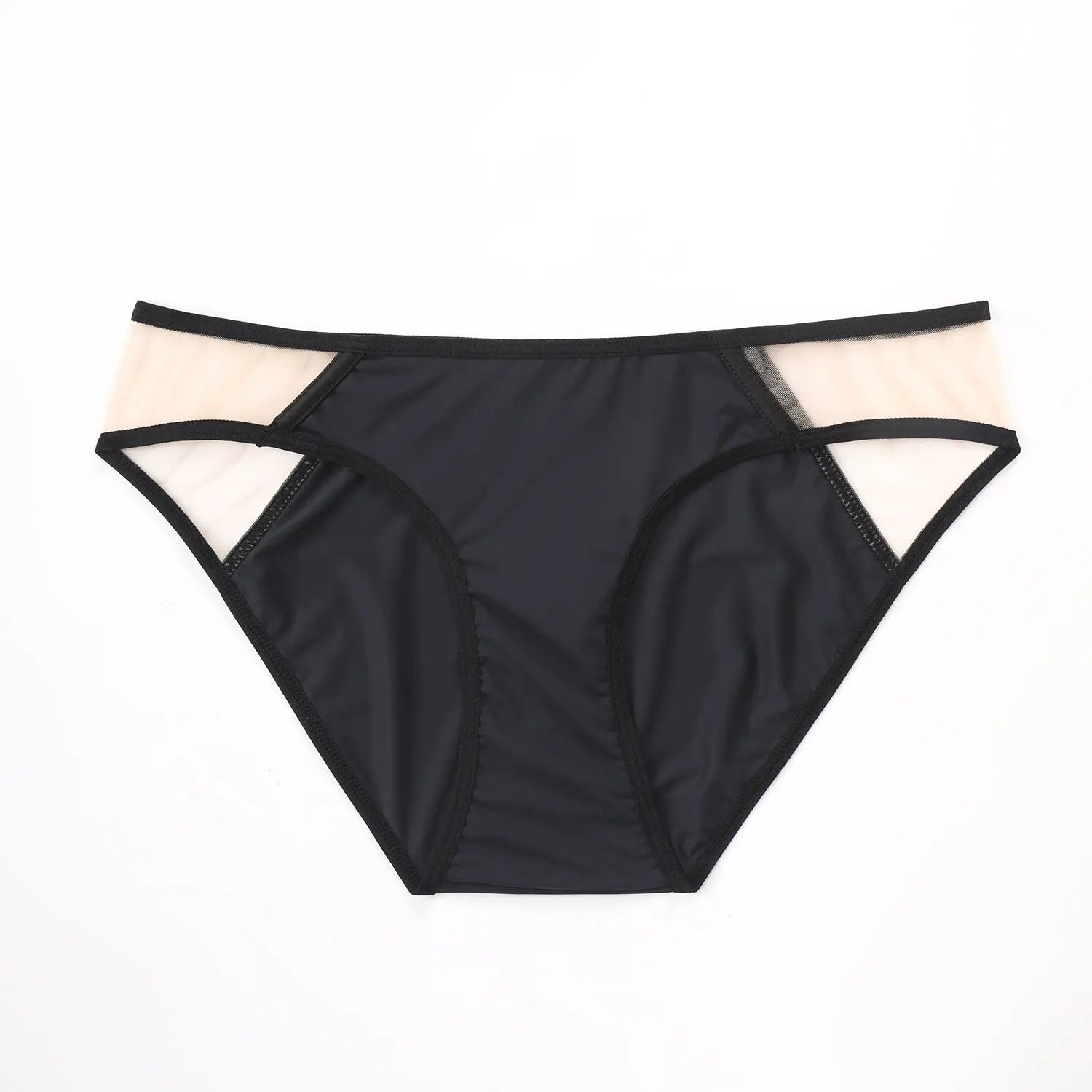 Glossy Mesh Hollow French Underwear Women hercurva