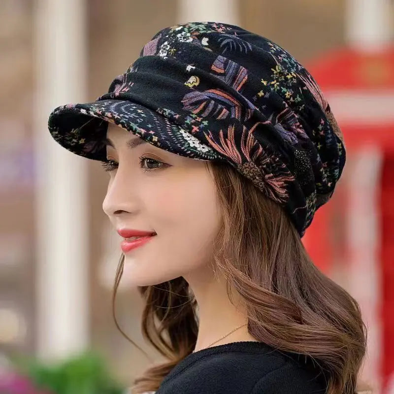 Female Korean Version Of A Hundred Soft Brim Hat Ethnic Wind hercurva