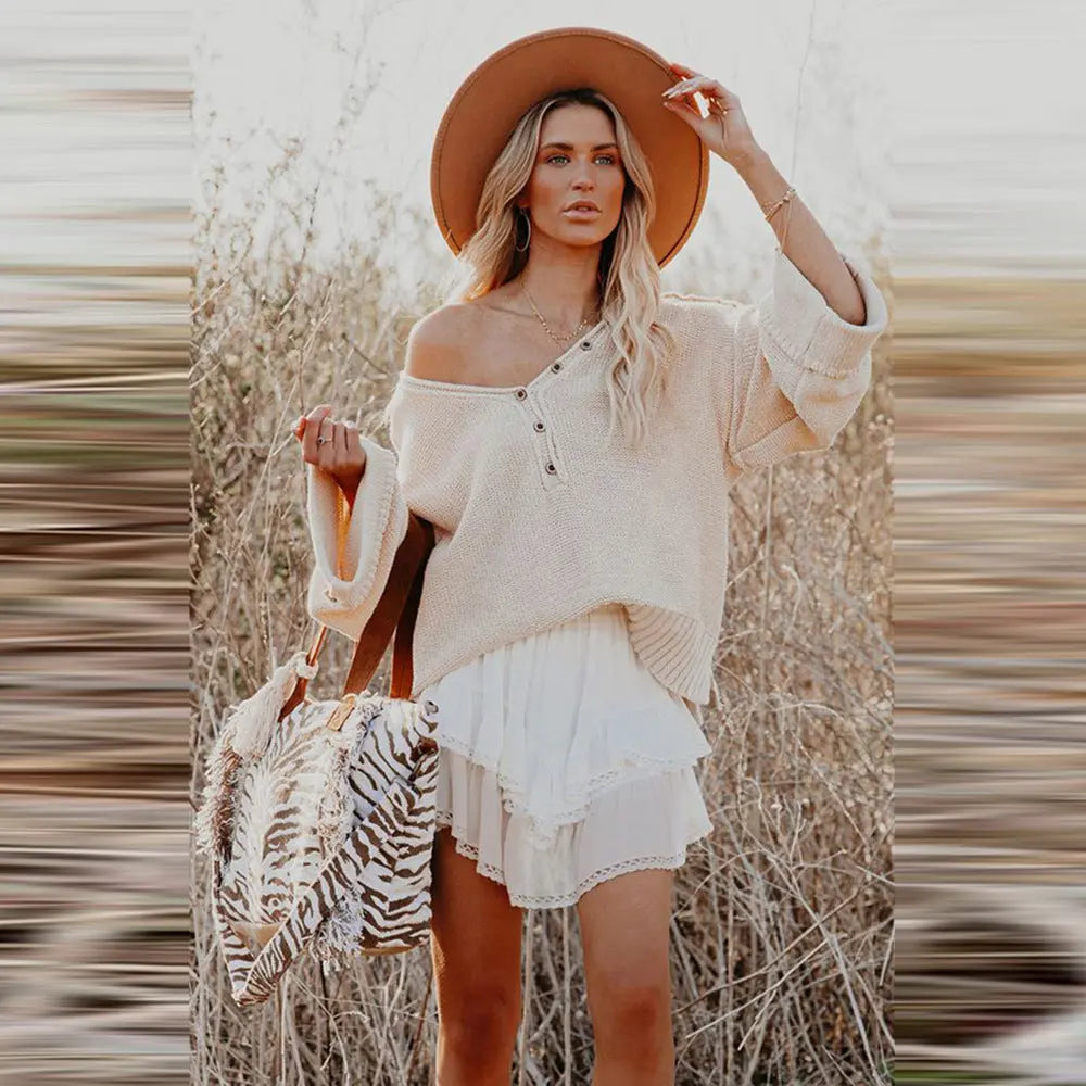 Tulle Chiffon Fake Two-layer Skirt Women Loose High Waist Solid Color Short Skirt hercurva