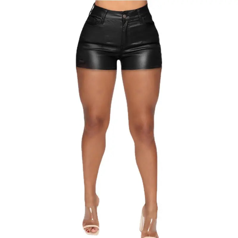 Large Size Women's Fashion High Waist Tight Shorts hercurva