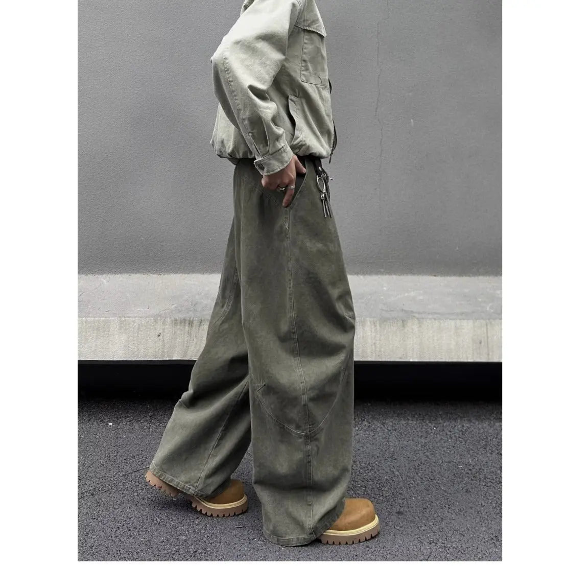 American-style Vintage Bootcut Jeans hercurva