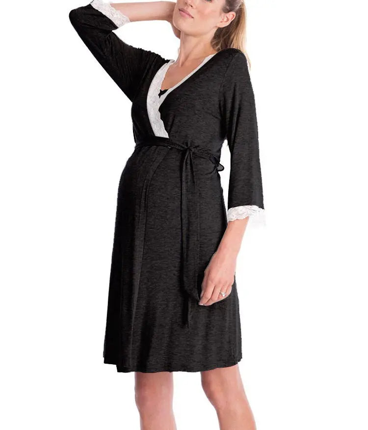 Pregnant Women Nightdress Maternity Sleepwear hercurva
