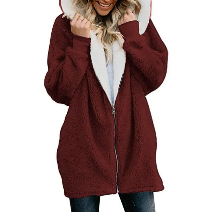 Lamb hooded sweater hercurva