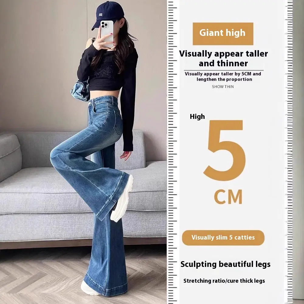 Women's Narrow Wide-leg Skinny Jeans hercurva