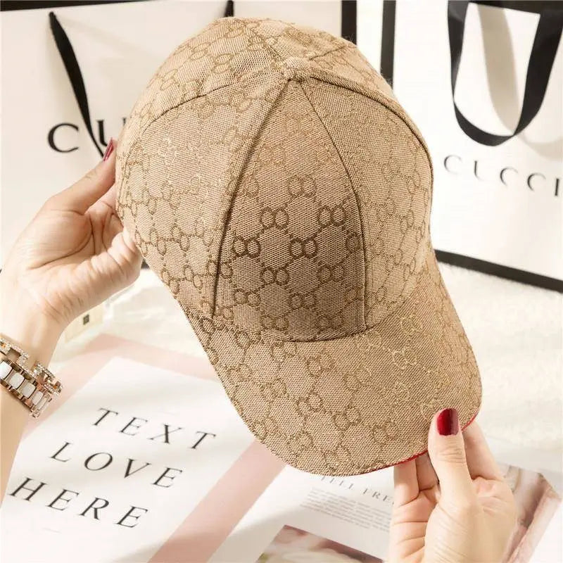 Gold grid baseball cap hercurva