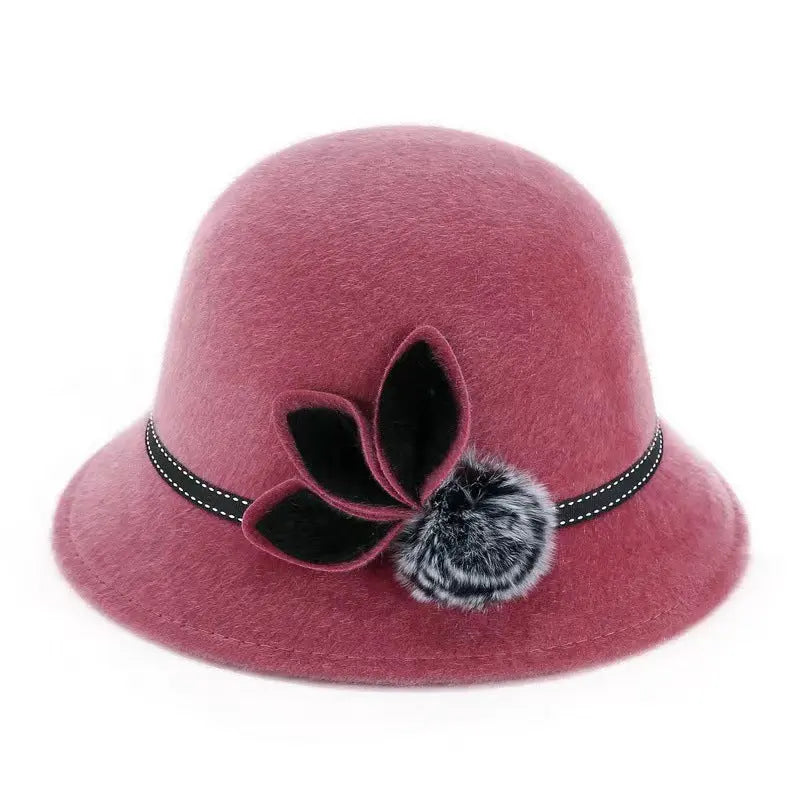 Flower Fashion Hat Temperament Fairy Style Fisherman's hercurva