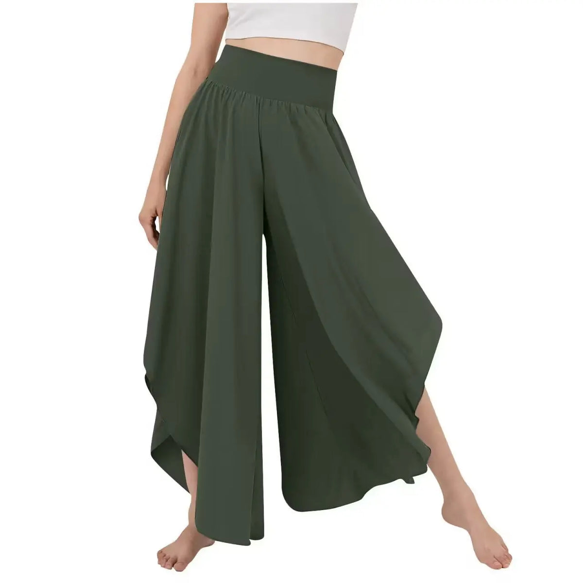 Micro La High Waist Loose Casual Pants hercurva