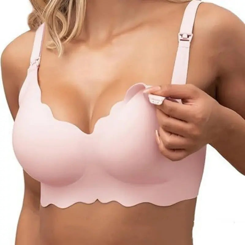 Nursing Bras For Breastfeeding, Wavy, Seamless, Comfortable, Maternity hercurva