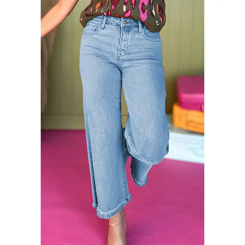 European And American Leisure Versatile High Waist Zipper Jeans hercurva