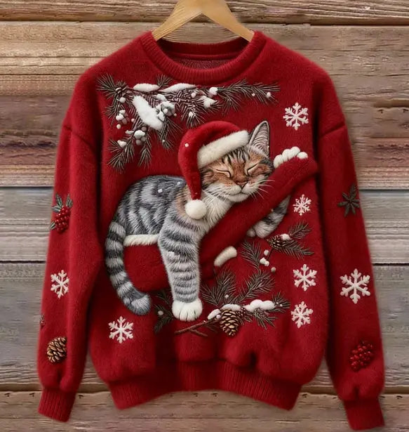 Christmas Retro Green Unisex Sweater hercurva