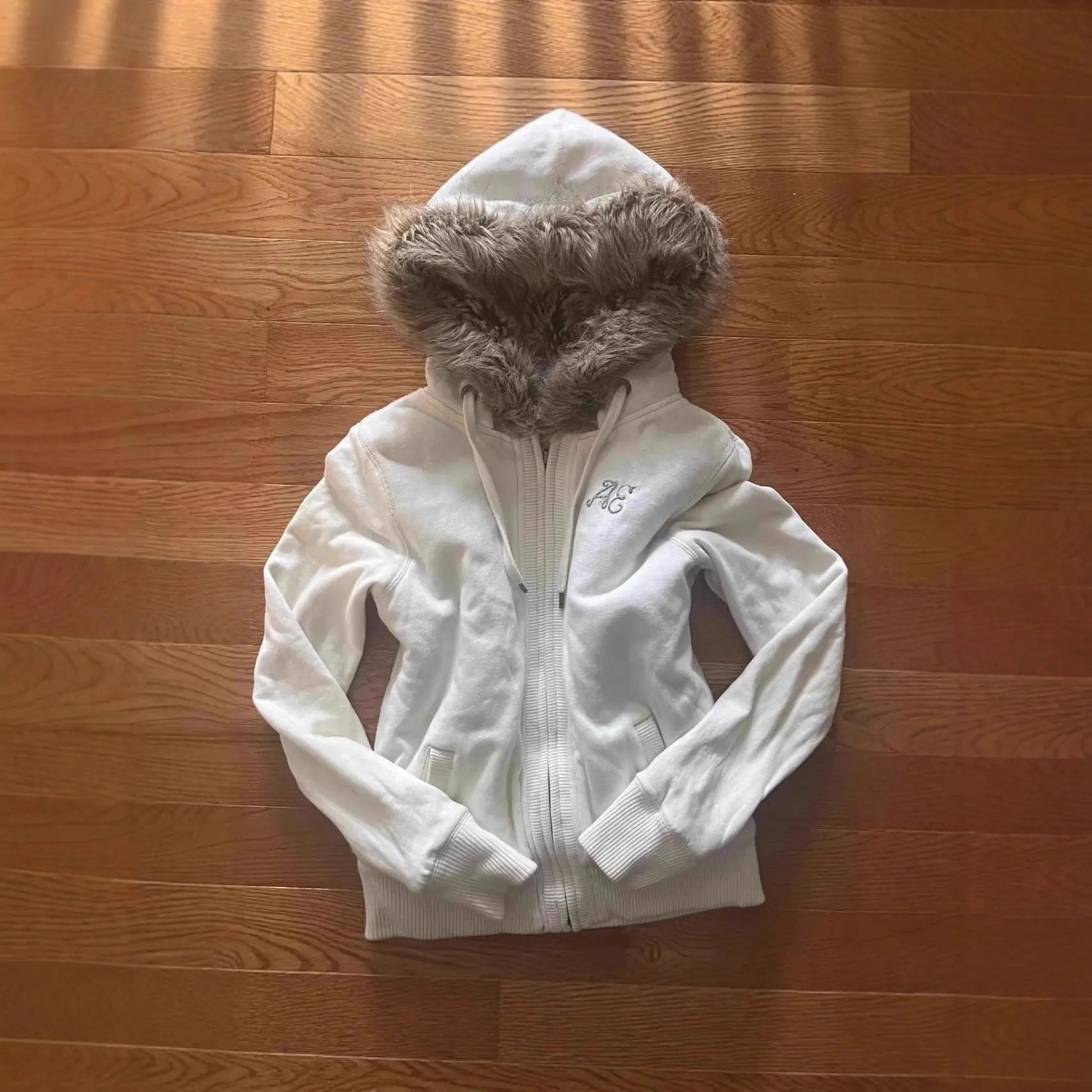 American Retro Hot Girl Hooded Women's Zipper Casual Waist-tight Sweater hercurva