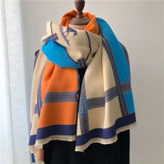 Women's Stitching Thickening Shawl Fashion hercurva