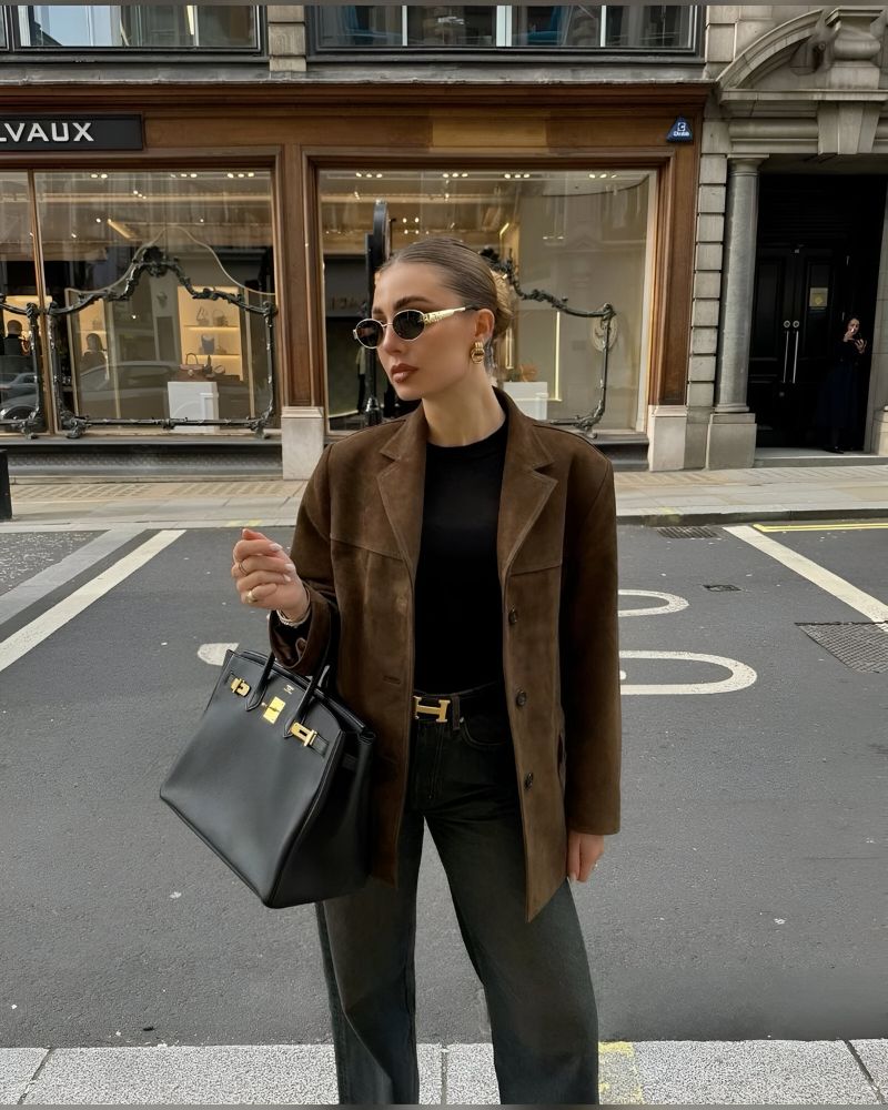 ABIGAIL - SUEDE JACKET #VEV42284