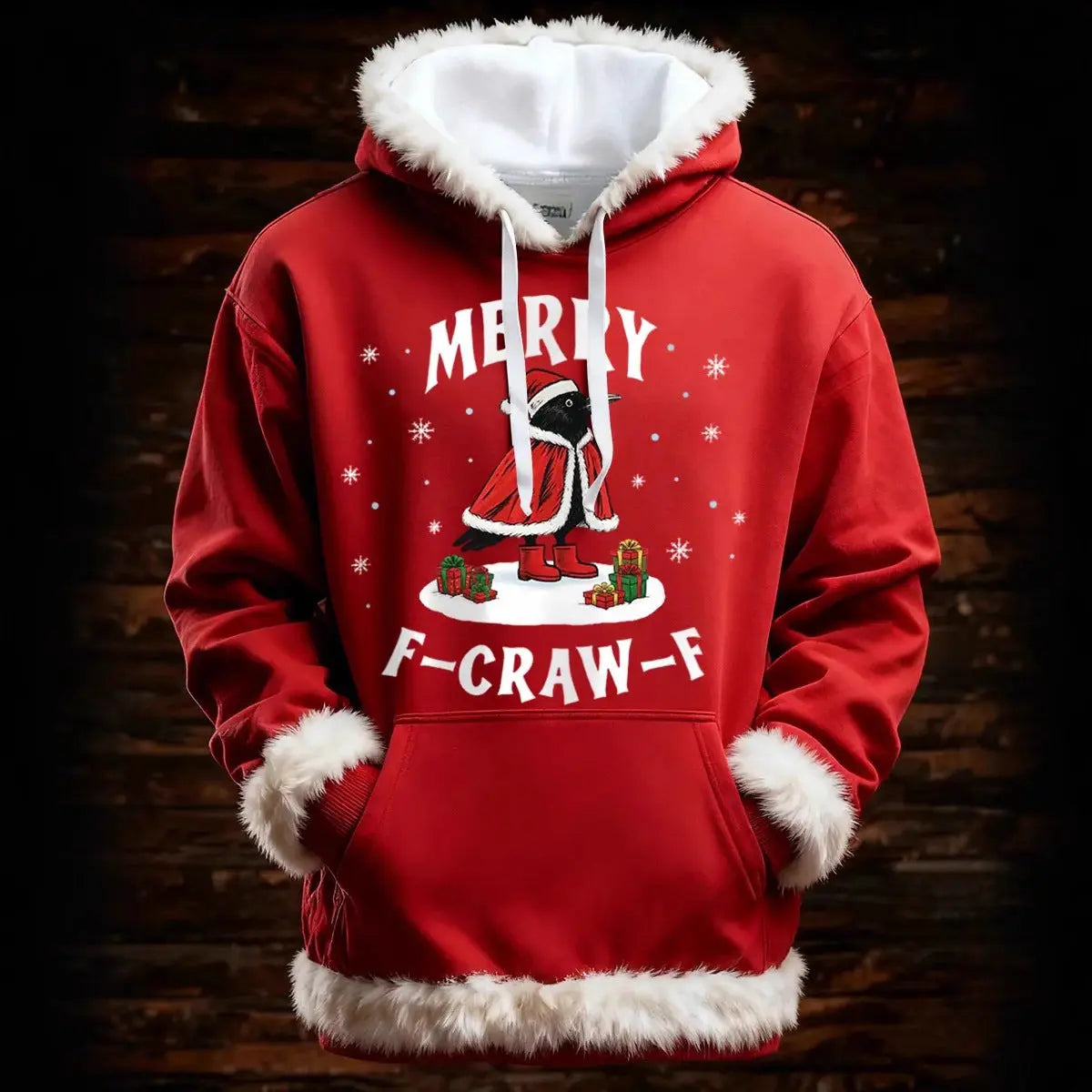 Women's Winter Merry Christmas Hoodie With Pockets hercurva