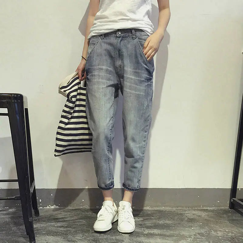 Korean Style New Slim Stretch Women's Jeans hercurva