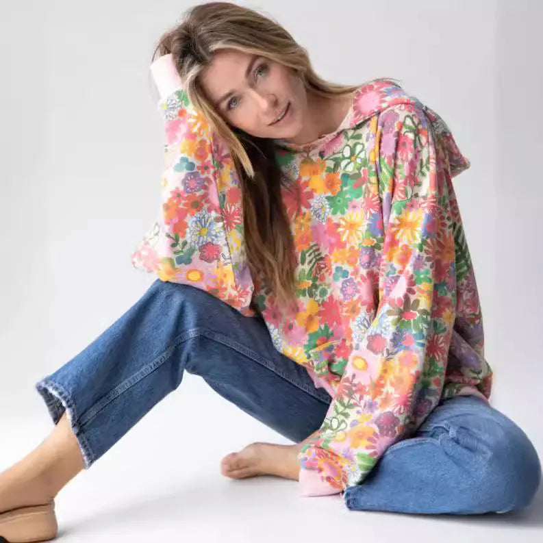Women's Digital Printed Hoodie hercurva