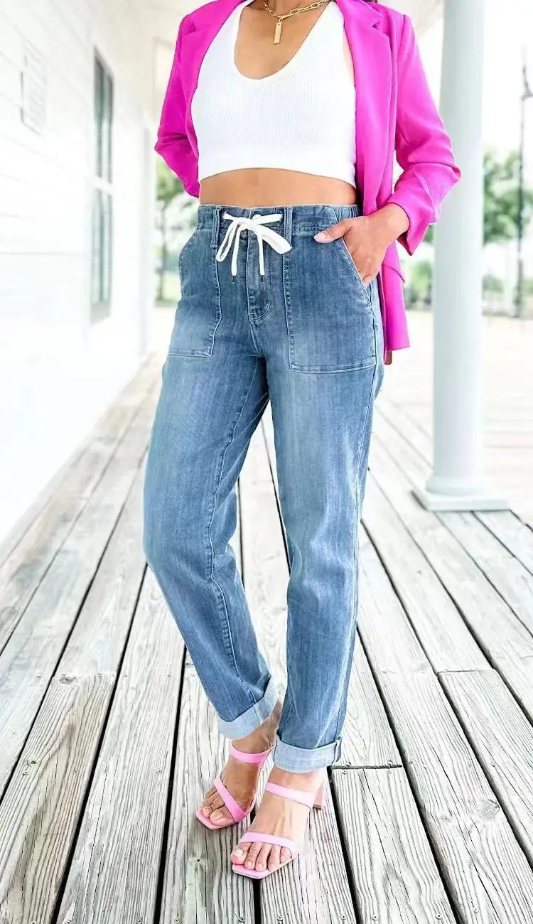 Women's Loose All-match Casual Straight-leg Jeans hercurva