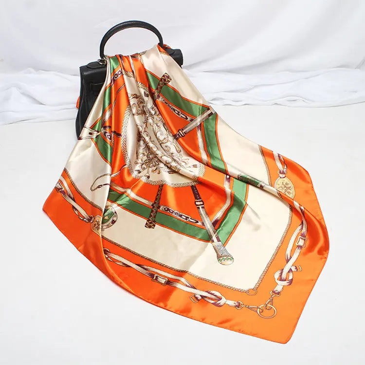 Digital Printed Square Silk Scarf hercurva