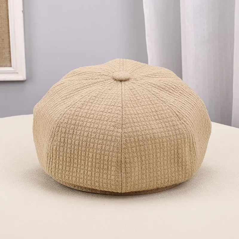 Women's Outdoor Warm Sunshade Pleated Octagonal Hat hercurva