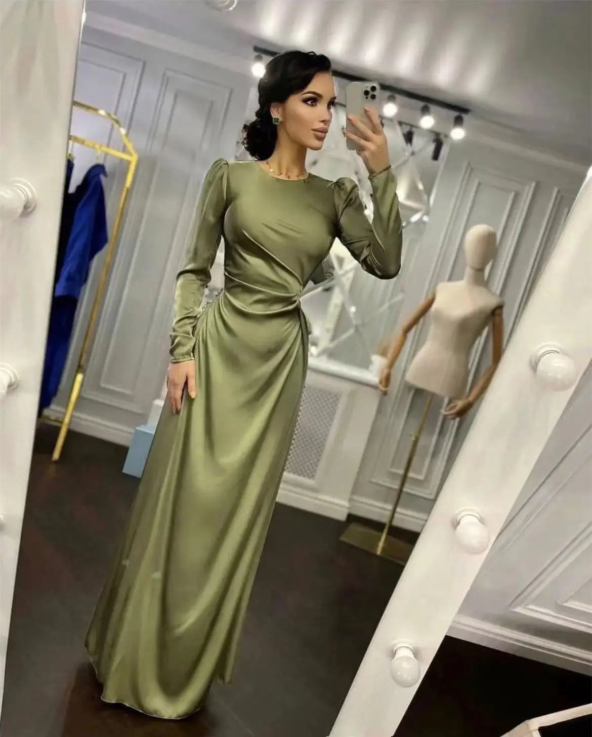 Beautiful Waist Fitting Irregular Dress hercurva