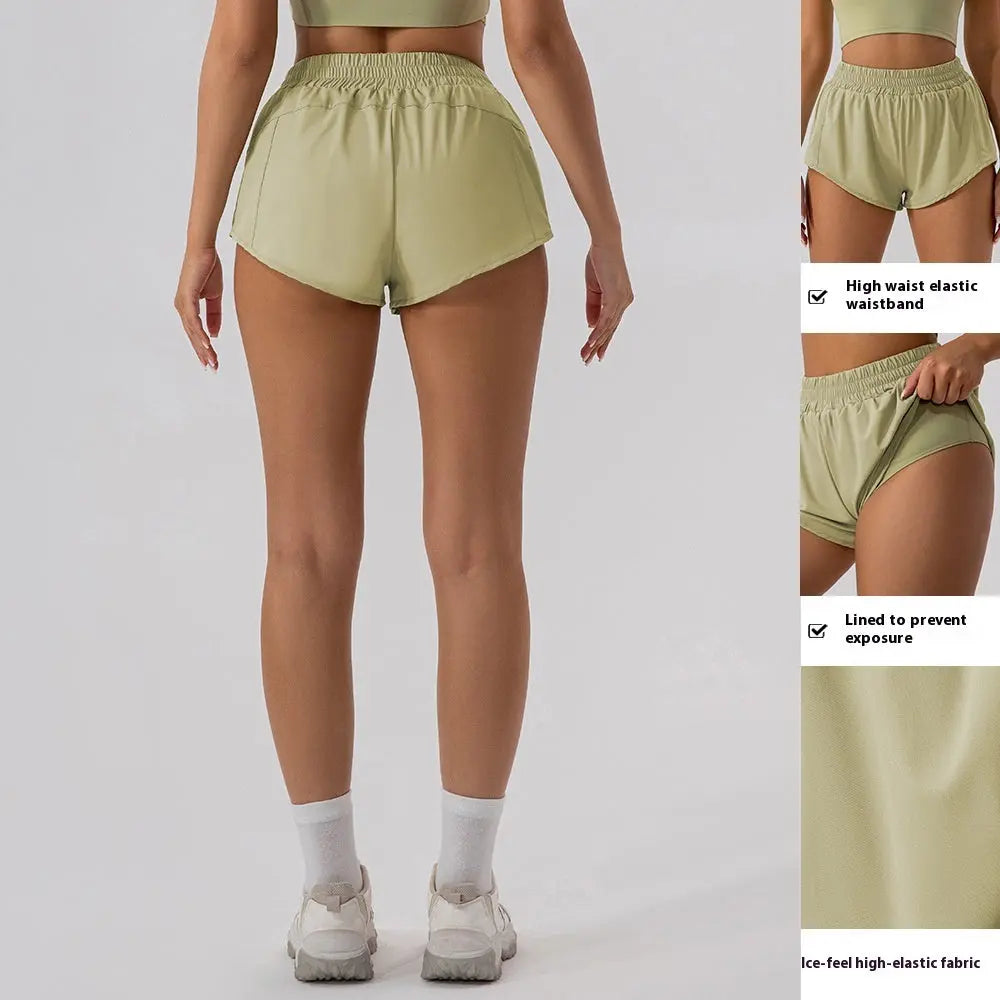 Women's Loose High Waisted Yoga Shorts hercurva