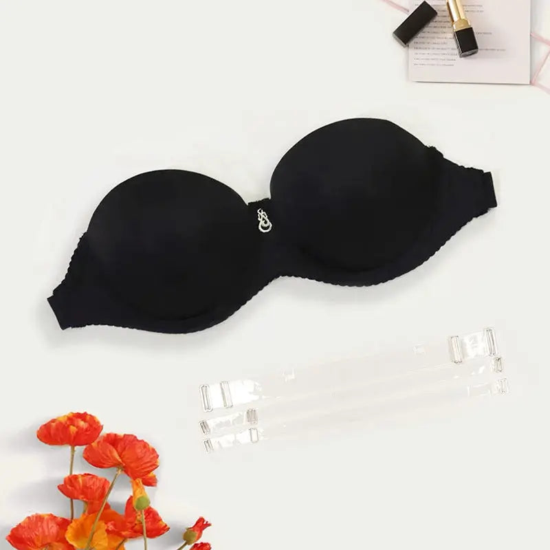 European And American Ladies Transparent Push Up Bras hercurva