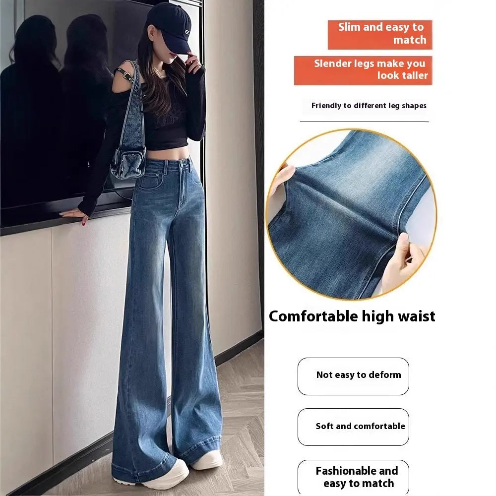 Women's Narrow Wide-leg Skinny Jeans hercurva