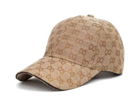 Gold grid baseball cap hercurva
