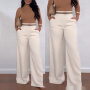 Solid Color BASIC Versatile Casual Flared Pants hercurva