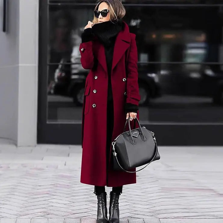 Thick Wool Women's Coat Extended hercurva