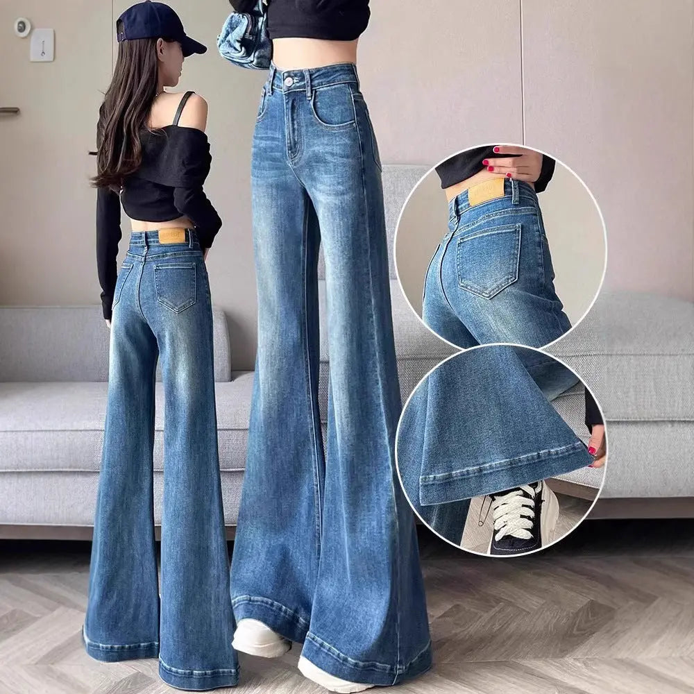 Women's Narrow Wide-leg Skinny Jeans hercurva
