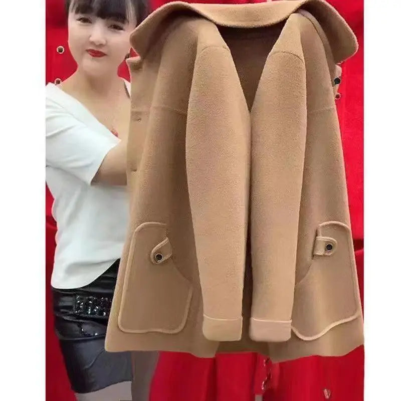 Woolen Coat Outerwear Women hercurva