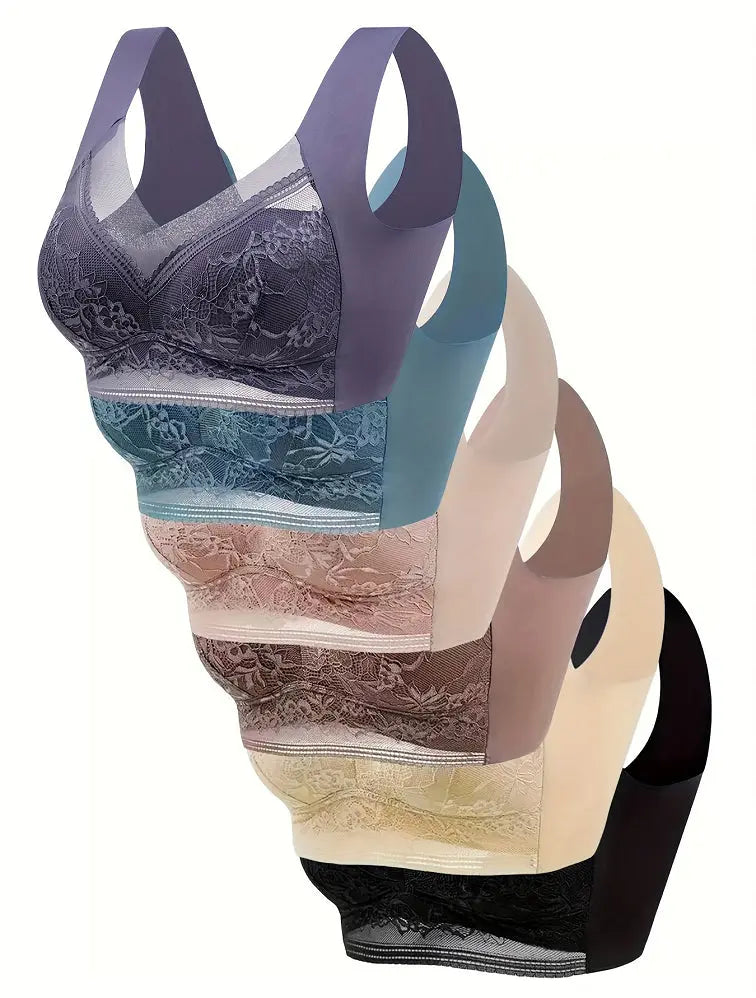 Summer Ice Silk Seamless Bras One Ladies hercurva