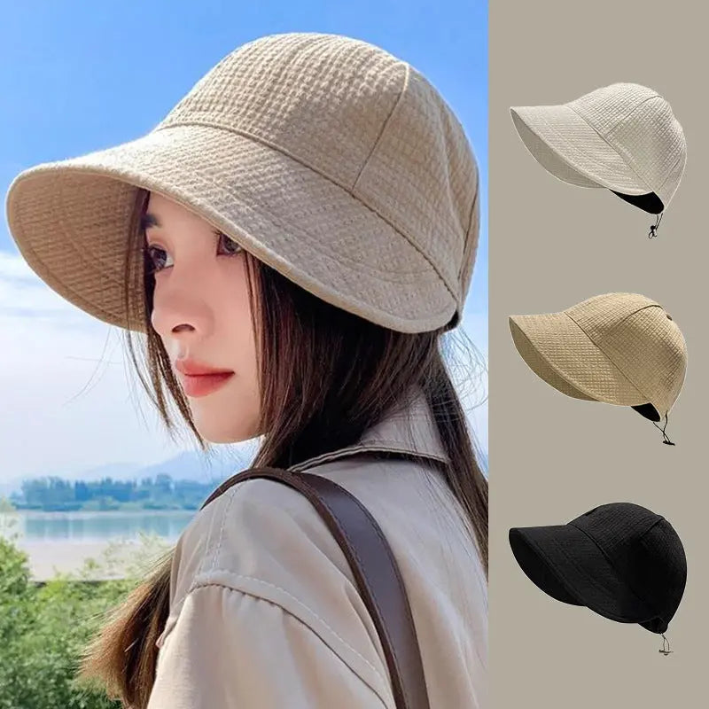 Ins Women's Sun Protection Hat Sunshade Four Seasons Adjustable hercurva